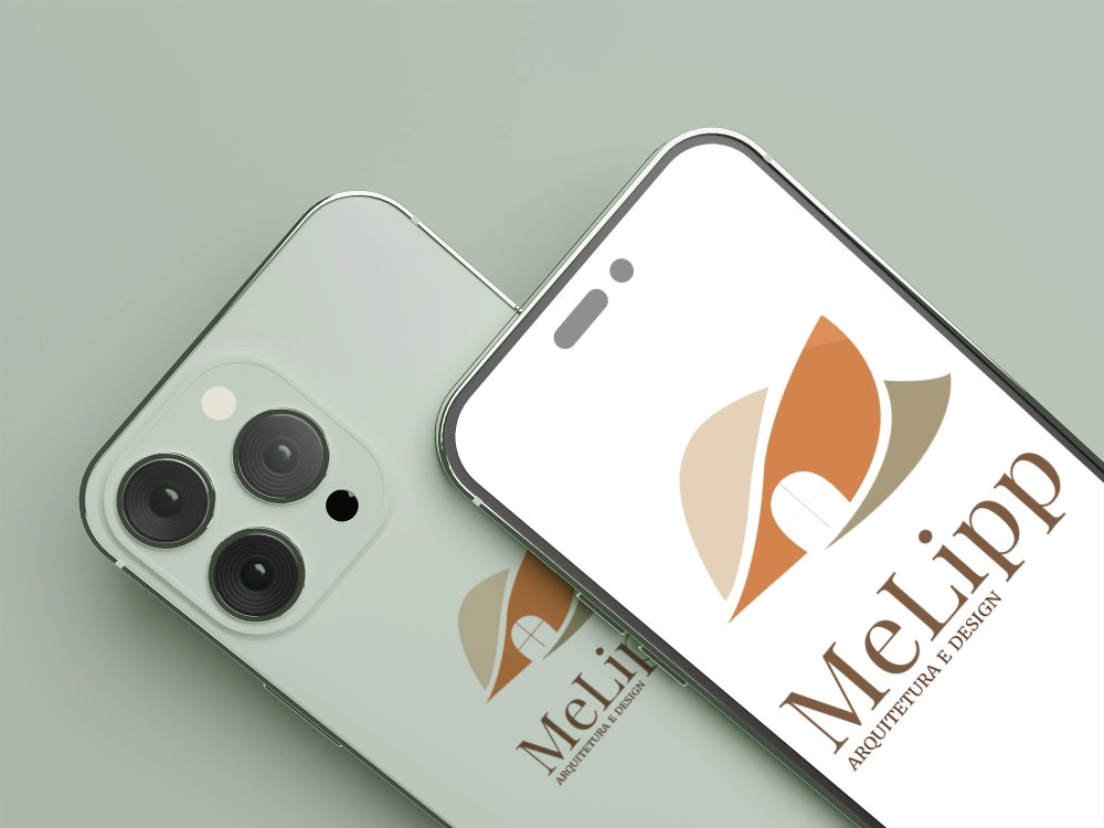 Smartphone screen presentation mockup 3d rendered